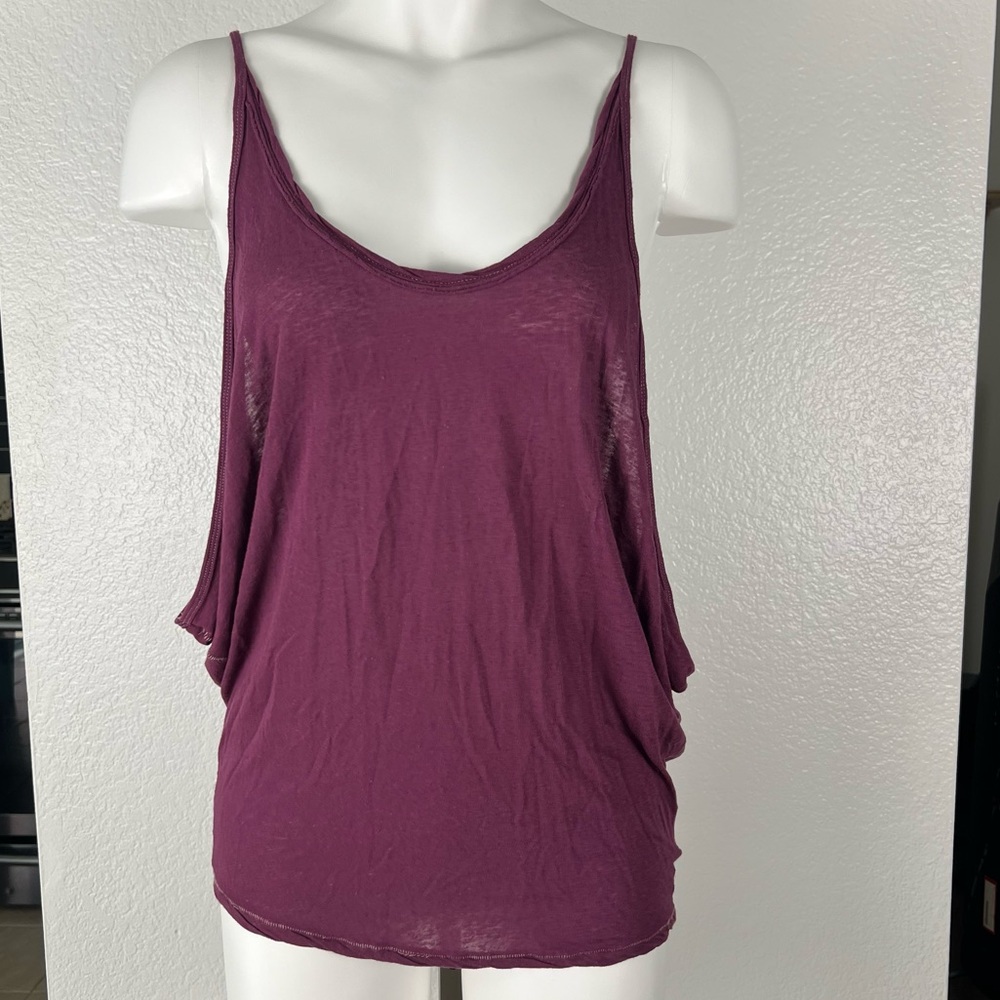 We The Free Sand Dollar Plum Purple Tank Top